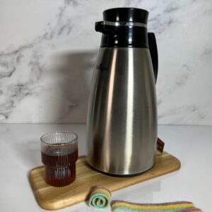 فلاسک یونیک 1/6استیل شیشه 1825