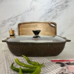 تابه مرغ کاندیدروستر36بلندقهوه ای