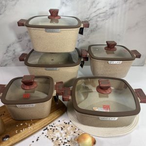سرویس قابلمه یوسیسی مدل 2910S رنگ نسکافه ای